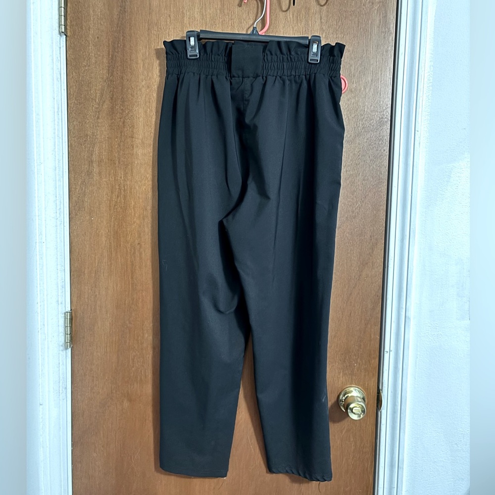 High Waisted Black Pencil Dress Pants